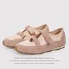 Leather Version~ Soft-Soled Sports Style Mary Jane Women'S Shoes Spring And Summer New Velcro Shallow Mouth Ballet Single Shoes Casual Shoes