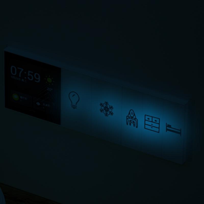 Waterproof Switch Label Sticker Clear Transparent Self-Adhesive Light Switch Panel Decals for Holiday House Rental Decor