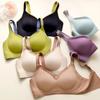 Plus Size Women's Underwear Seamless Sexy No Steel Ring Bra Push-ups Comfortable Close-fitting Shockproof