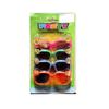 Unique Party Contrast Novelty Glasses (Pack of 4)