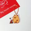 Creative Capybara Bag Hanging Acrylic Capibara Pendant Fashion Capybara Keychain  Kids