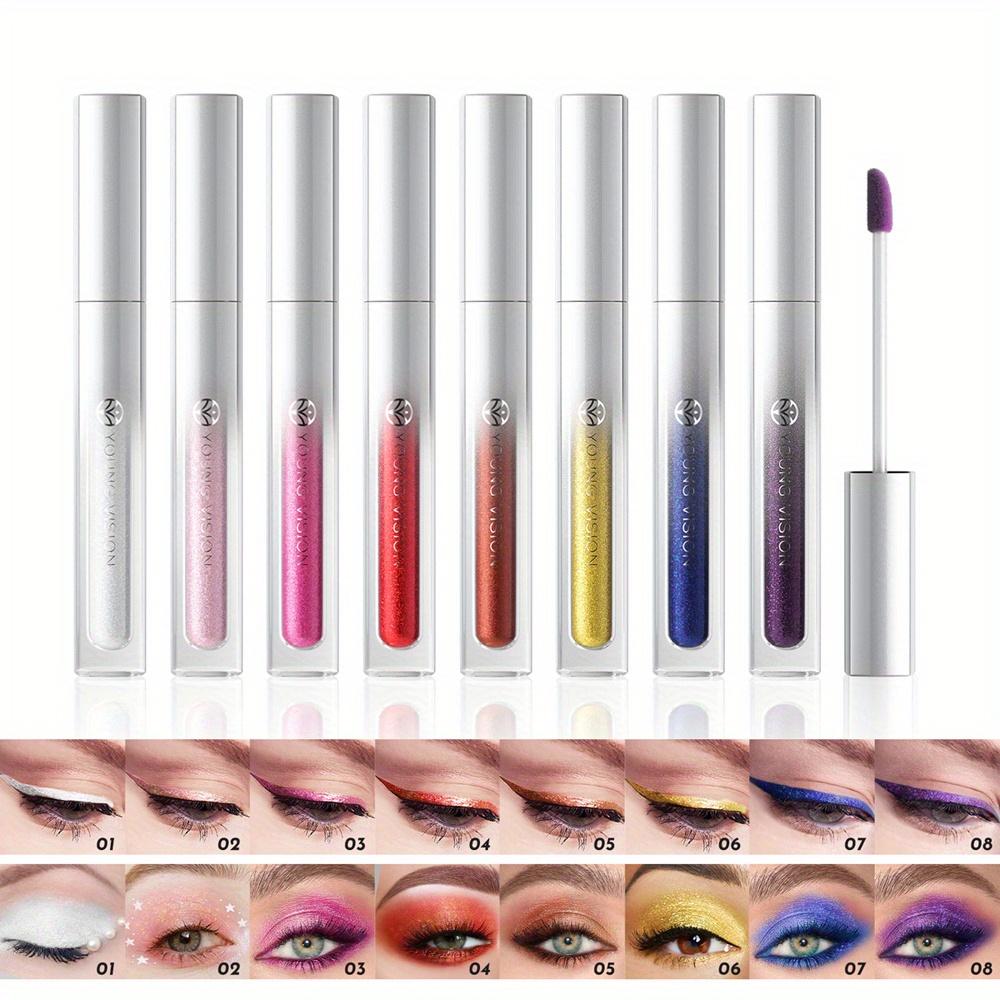 Waterproof Shimmer Liquid Eyeshadow & Lip Gloss - Long-Lasting, Smudge-Proof,Quick-Dry, Gift for Valentine's Day, Mother's Day