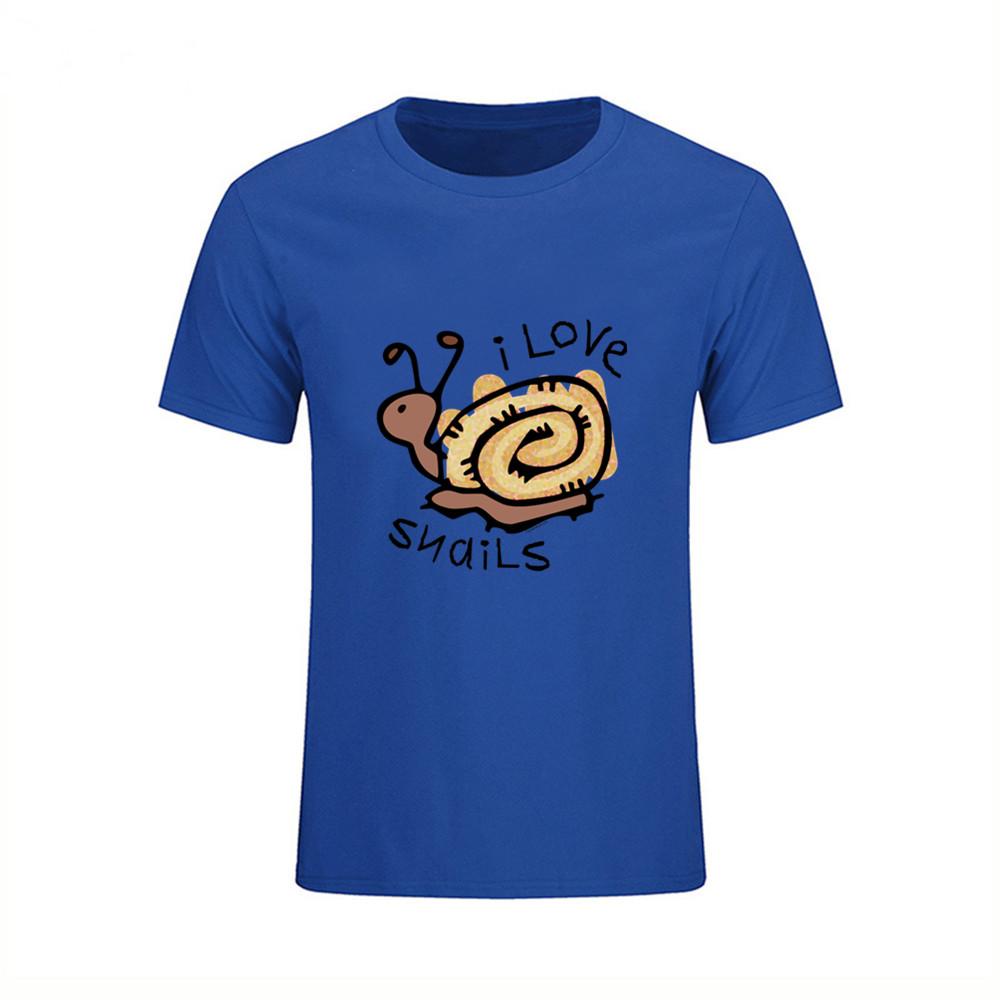 I Love Snails Italy National Treasures Alfa T Shirt Men White Casual Breathable Plus Size Tee