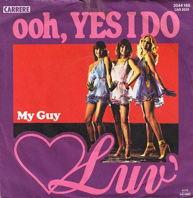 7-дюймовая пластинка LUV' - Ooh, Yes I Do 2044165, CAR2029 CARRERE 1979 Германия Танцевальная и электронная музыка Б/у