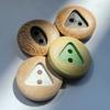 5pcs Natural Wooden Buttons Wooden Buttons Two-Eye Buttons Suit Sweater Decorative Buttons Men'S And Women'S Handmade Flower Accessories