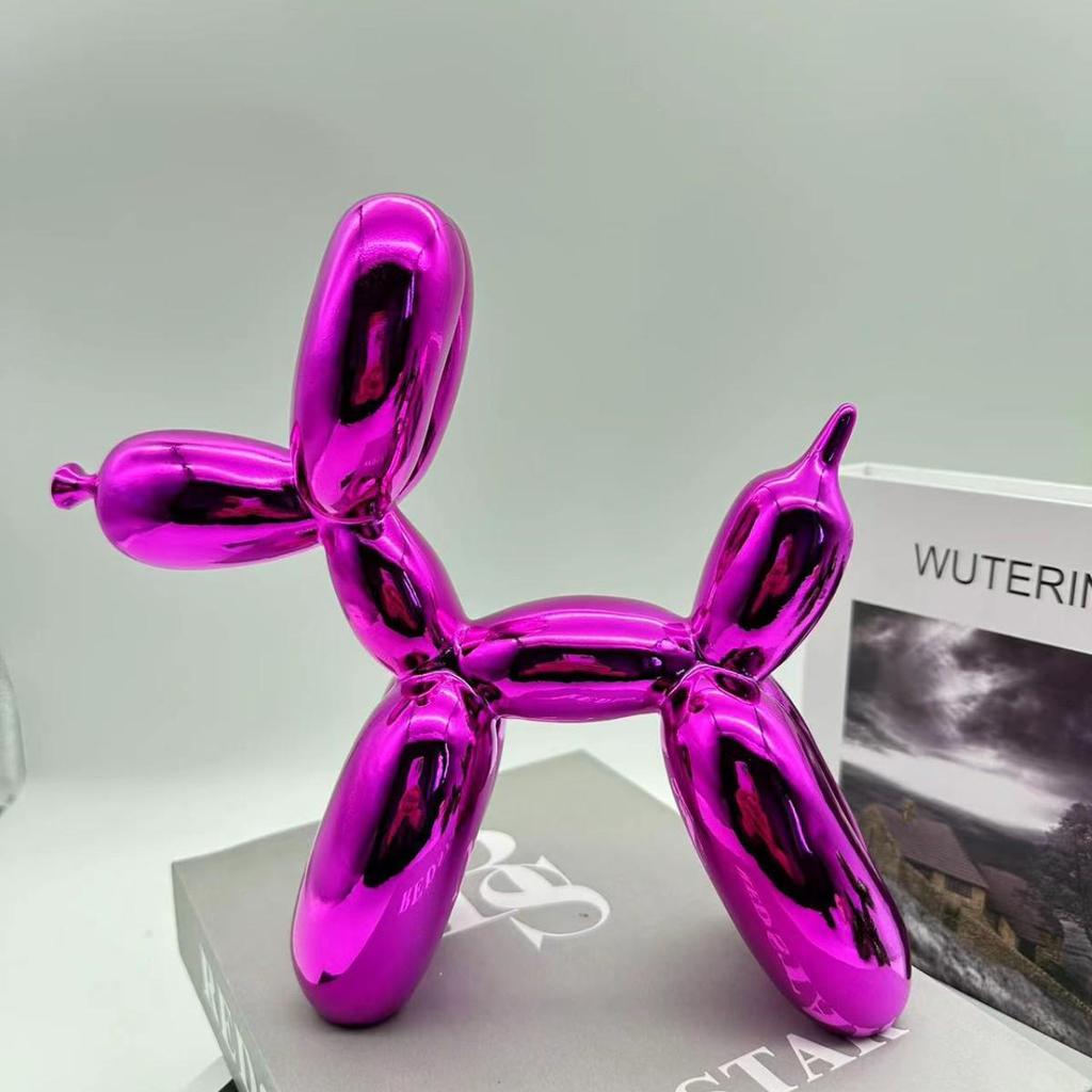 Трендовая фигурка собаки из смолы в виде воздушного шара - Современный предмет домашнего декора