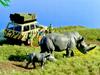 TOMYTEC GeoColle 64 CarSnap Safari 3 Land Cruiser 60 1/64 Miniature Car Figure Accessory Set 336686