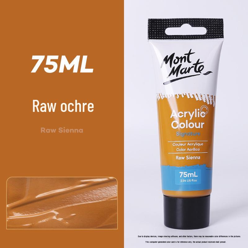 Montmartre 75ml Waterproof Non-Fading Acrylic Paint Set: Perfect for Children’s Textiles and Art Projects, Sunscreen Formula