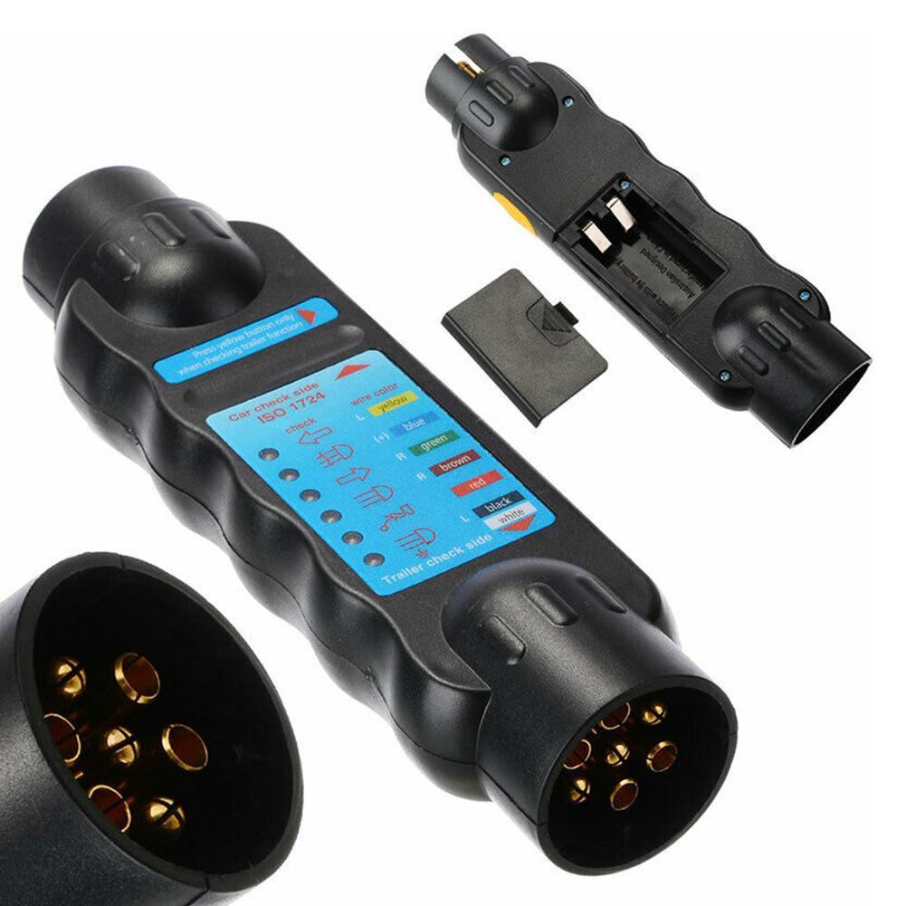7/13 Core сигнальная лампа тестер прицепа розетка тестер рекордер 12 В сопротивление автомобильный прицеп