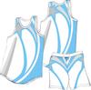 Digital printing basketball jersey set men's and women's game sports jersey training camp team full body printing personalized jersey customization
