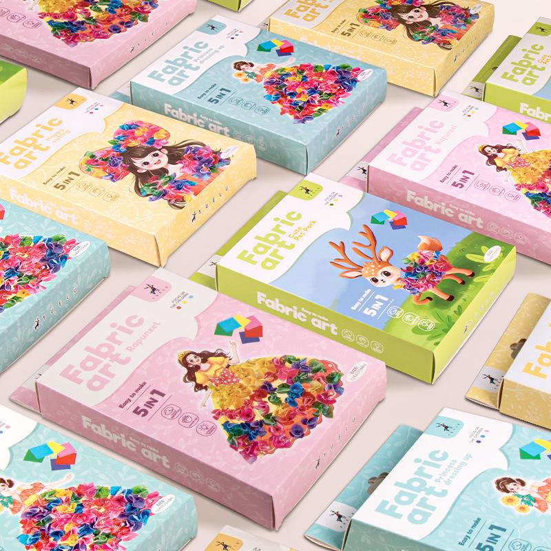 Набор для рисования «Мечта принцессы» своими руками: Детская игрушка-наклейка для переодевания