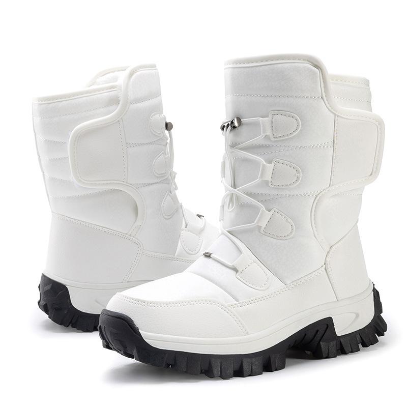 Winter Large Size Outdoor Snow Boots Men's Shoe Mid-tube Men Boots Hiking Shoes Men Non-slip Warm Shoes Man Botas Altas Botines