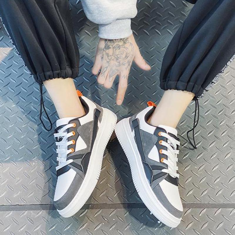 Модные мужские кроссовки осень 2024 года, новые дышащие кроссовки, модные повседневные парусиновые туфли на платформе, мужские противоскользящие износостойкие кроссовки