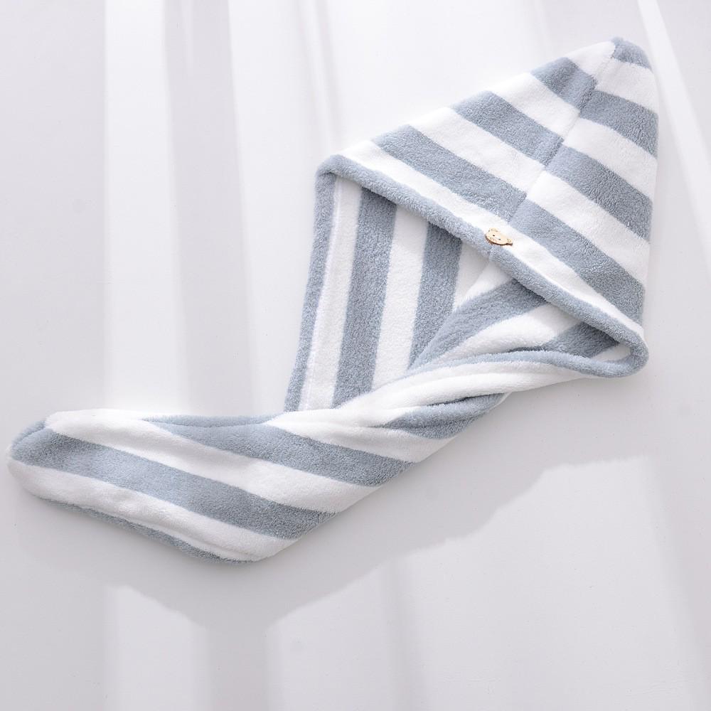 Мягкое впитывающее полотенце для волос из кораллового флиса и симпатичная повязка на голову для душа