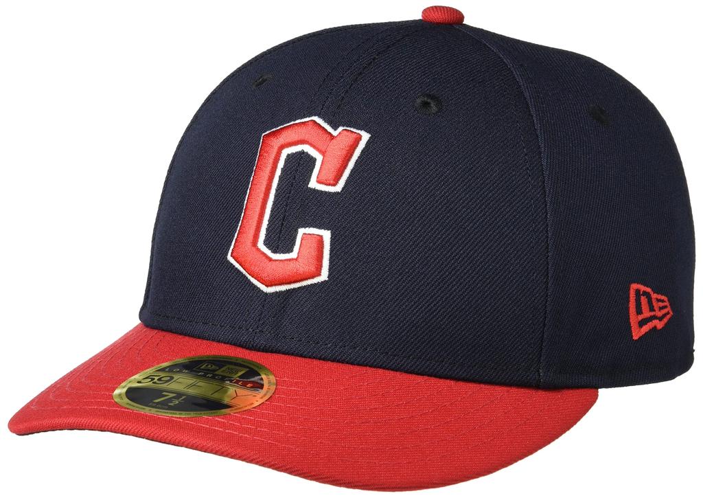 New Era Cleveland Guardians 59FIFTY Low Profile Home Cap, 55.8cm