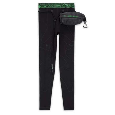 X Off-White Collaborative Edition FW23 Поясная сумка в полоску с логотипом Длинные повседневные брюки Брюки унисекс Черный DV5553-010