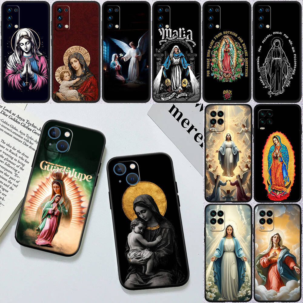 Virgen Maria Case for Samsung A06 A35 A25 A24 A15 A05S A05 M55 M35 M15 A02 A12 A13 A10 A16 A20 A30 A22 A31 A32 A33 A42 A50