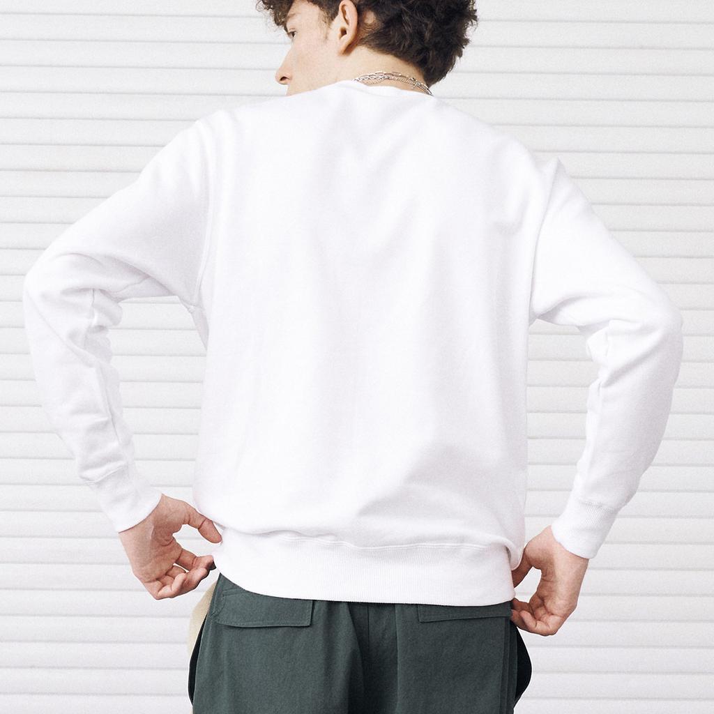 Champion Sweatshirts Unisex White Crew Neck Thickened Heavyweight C3-Q007-2