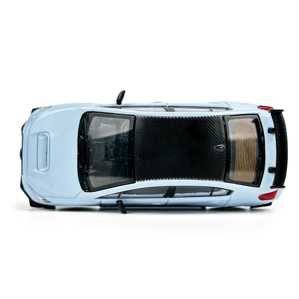 PAUDI MODEL масштабная модель автомобиля Subaru WRX STI S208 правый пептидный автомобиль синий 1/64
