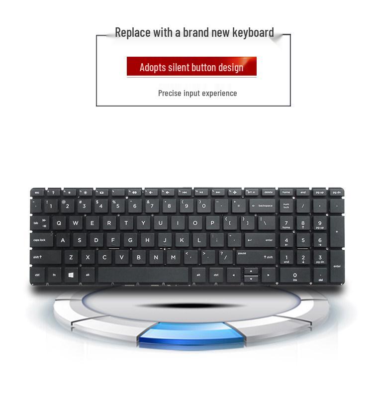 Совместимая клавиатура для HP 15-BS TPN-C129/C130/Q192/Q193/Q191/Q222/Q230/Q201