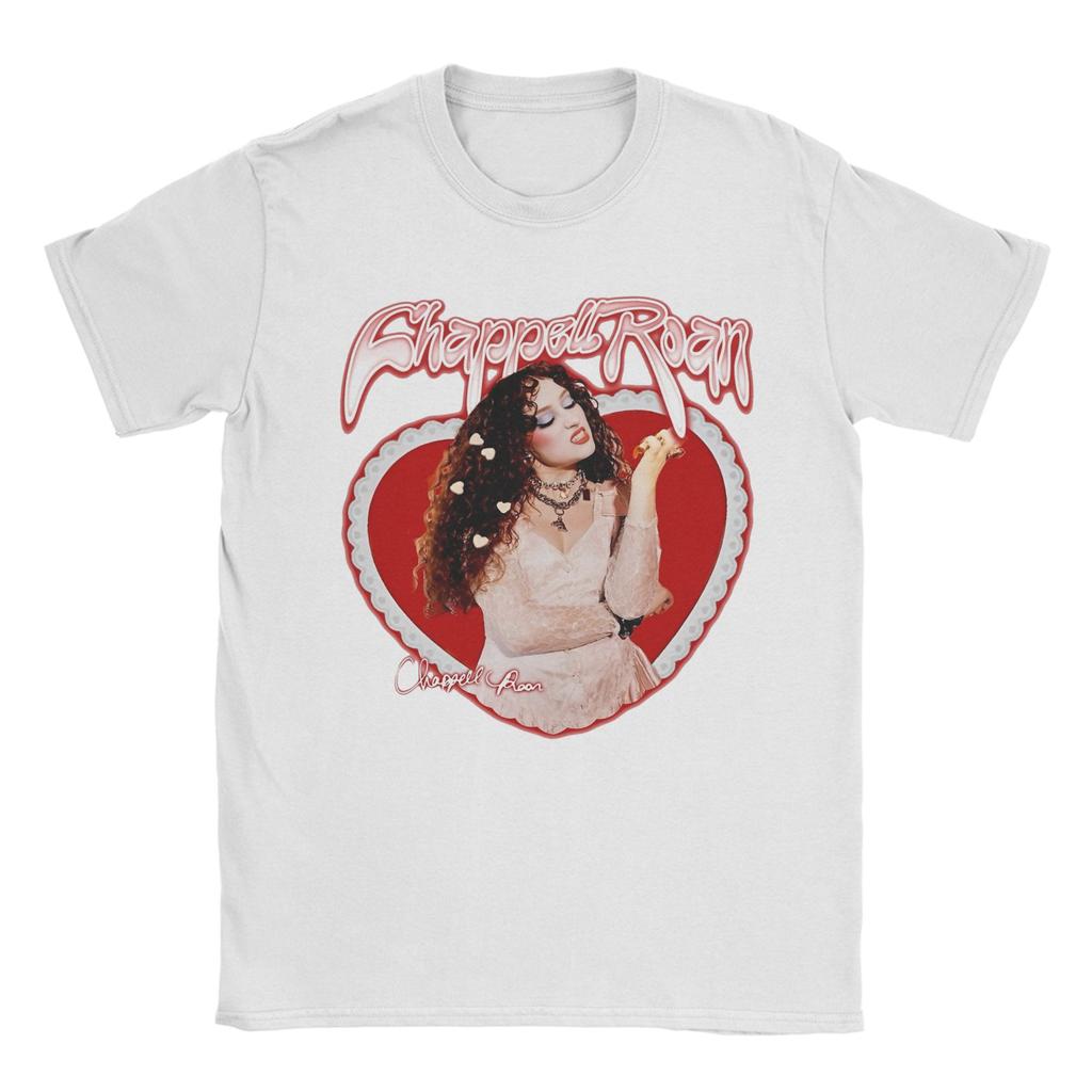 Men T-Shirts Grunge Frame Love Chappell Roan Vintage 100% Cotton Tees Short Sleeve T Shirts O Neck Tops Summer