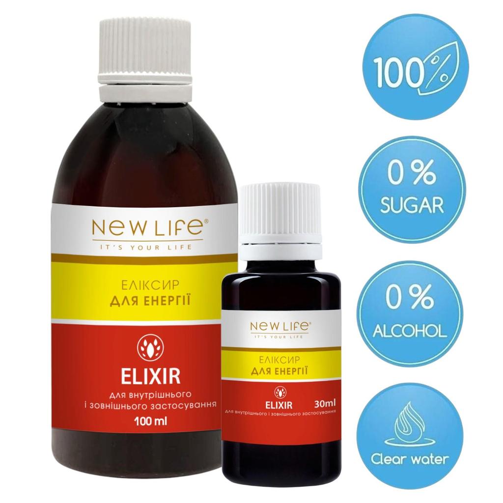 Herbal Energy Elixir Dietary Supplement New Life