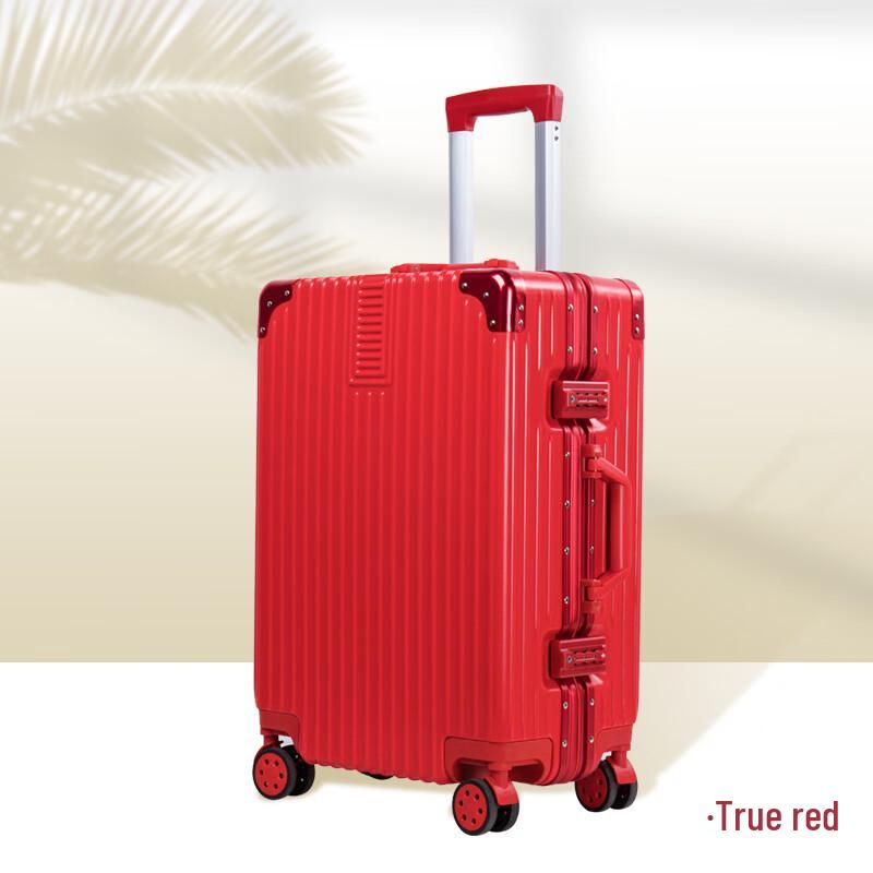 Vintage Aluminum Frame Spinner Luggage