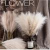 10pcs Artificial Pampas Grass Flower Bouquet For Christmas Home Wedding Decor DIY Party Bedroom Fluffy Pampas Boho Grass Flowers Reed Vase