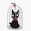 Studio Ghibli Служба доставки Osumashi Jiji Basket S Плюшевая игрушка Высота 20 см Kiki's
