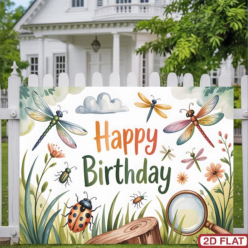 1pc Photography Celebration Backdrop - Polyester Party Decor