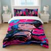 Arcane Bedroom 3Pcs Bedding Set Soft Bed Sheet Pillowcases Home Bedding Decoration