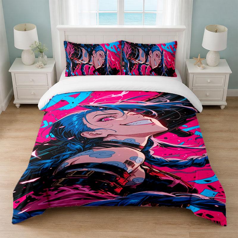 Arcane Bedroom 3Pcs Bedding Set Soft Bed Sheet Pillowcases Home Bedding Decoration