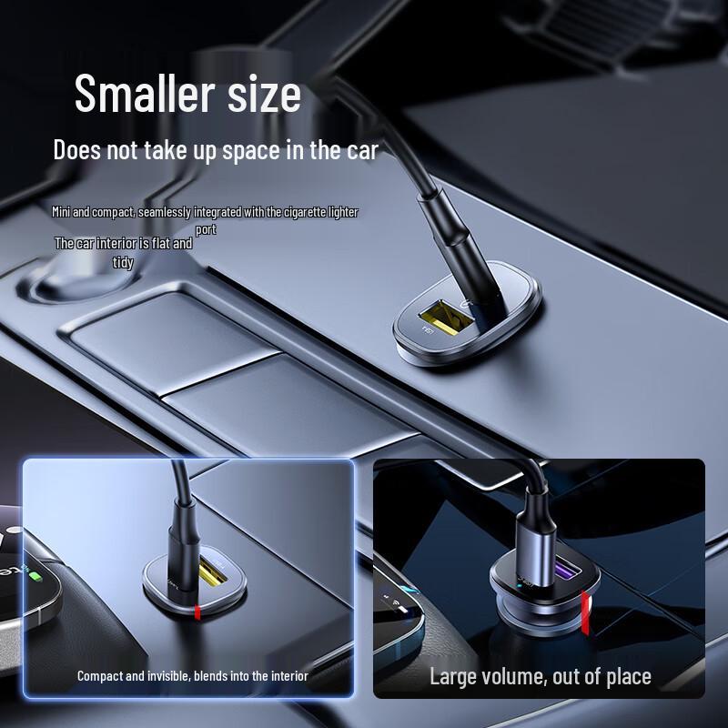 Baseus Автомобильное зарядное устройство с двумя портами, 30 Вт, мультипротокольное