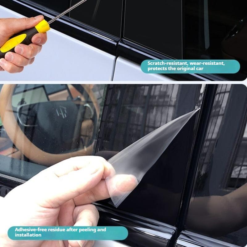 Подходит для Leapmotor C10 C11 C16 B10 Наклейка на стойку B Защита от царапин Декоративная пленка для кузова стойки ABC Хороший продукт