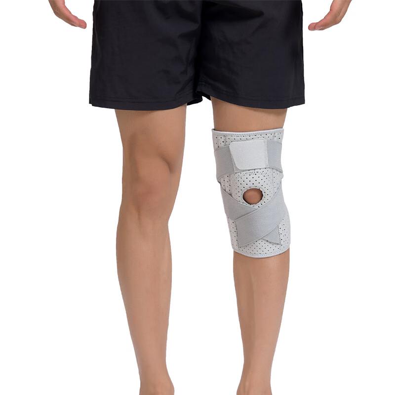 Универсальный силиконовый компрессионный наколенник на пружинах