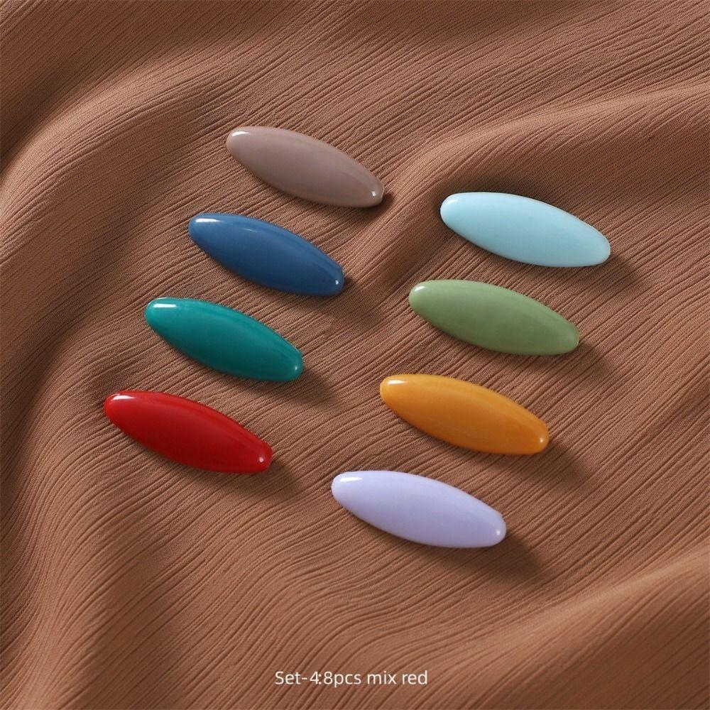 8 шт./компл. однотонная пластиковая брошь-игла элегантная детская брошь высокое качество английская булавка