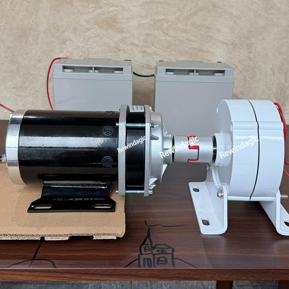 New Energy 8KW 7KW 10KW Dynamo Power System 24V Low RPM Permanent Magnet Generator With 24V 48V Electric DC Motor Complete Set