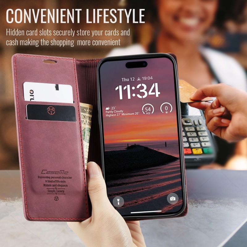 Ретро-чехол-книжка из матовой кожи для Samsung NOTE20 Ultra/10 Plus с карманом для карт и подставкой