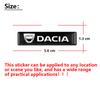 2/4/10 шт. 3D Декоративные наклейки-значки для автомобиля Dacia Duster Logan Spring Sandero Stepway Dokker Lodgy Jogger MCV