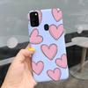 Чехол для Samsung M21 6,4 дюйма Мягкий силикон Сердечко TPU Чехол для Samsung Galaxy M21 M 21 SM-M215F M215 Задняя панель телефона Funda