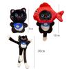Cute Mini Cat Hand Rope Buckle Plush Doll Keychain Pendant Creative Bookbag Small Pendant Animal Couple Keychain