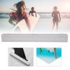 Universal 10 Inch Longboard Surfboard Single Center Tail Fin Box Plug Holder Nylon (White)
