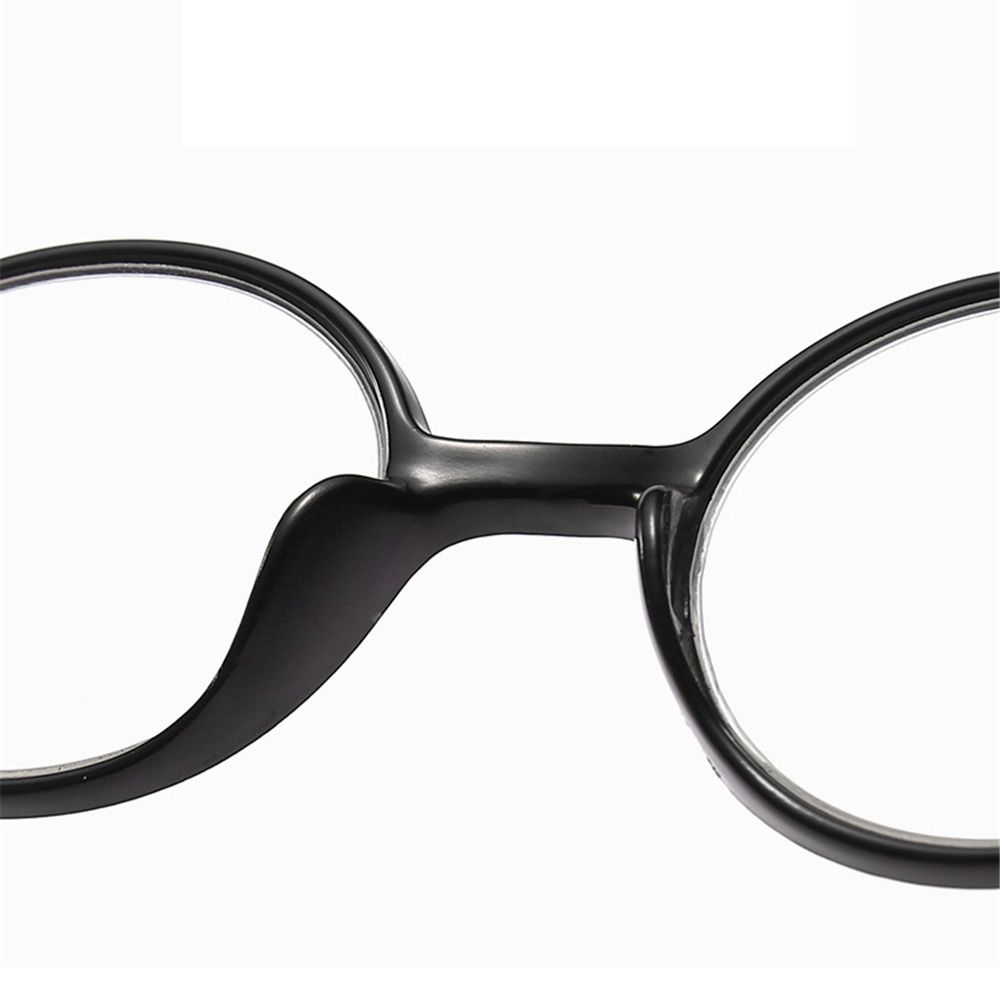 Men Vision Care Round Frame Reading Glasses Presbyopic Eyeglasses Ultralight Far Sight Eyewear