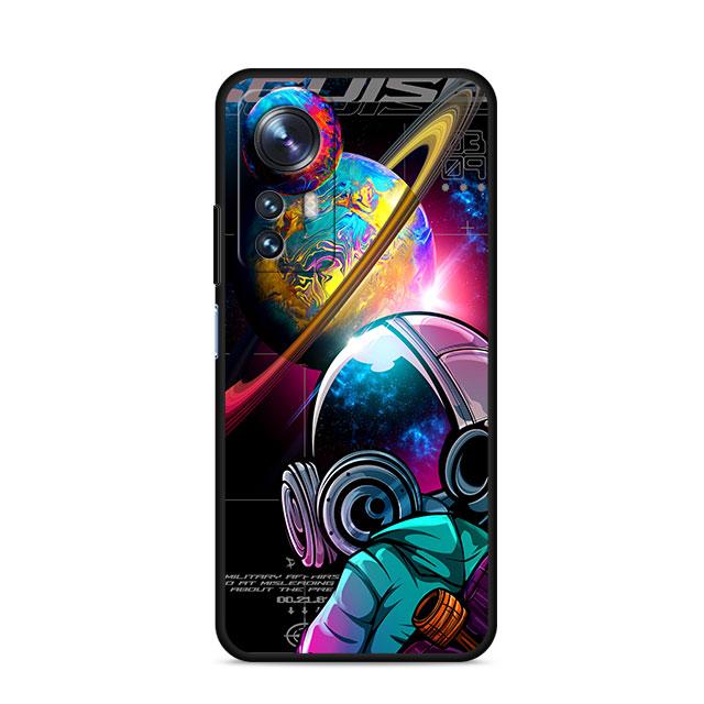 Чехол для Xiaomi Mi 11 Lite 5G NE 11T Pro 10T 9T 12 12T 12S 12X 11X 11i Note 10 9, силиконовый чехол из ТПУ для телефона с мультяшным крутым астронавтом