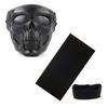 Felimoa Airsoft Skull Face Mask with Goggles and Neck Warmer