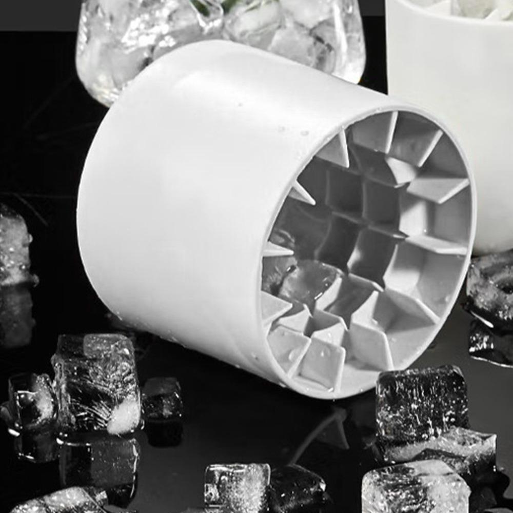 Silicone Ice Cube Trays With Lid Press-Type Design Easy-Release Ice Cup Home