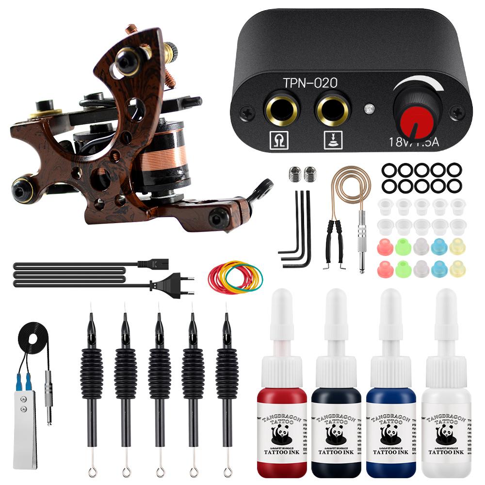Набор тату-машинок PHOENIXY с иглами питания и чернилами для боди-арта