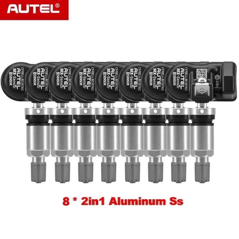 AUTEL MX Sensor Набор из 4 шт. 8 шт. 433 315 МГц Датчик TPMS Инструменты для ремонта шин MaxiTPMS Pad Монитор давления в шинах Программируемый MX-Sensor