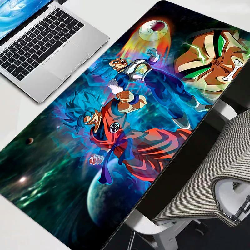Goku Vegeta Dragon Ball Z Mouse Pad Gamers Decoracion Gamer Desk Mat Mousepad DBZ Gaming Accessories Varmilo Keyboard Carpet