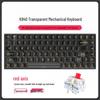 Shixi K804 84-Key Transparent RGB Hot-Swap Mechanical Keyboard Kit